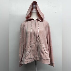 Liz Claiborne Pink Hoodie Sweatshirt